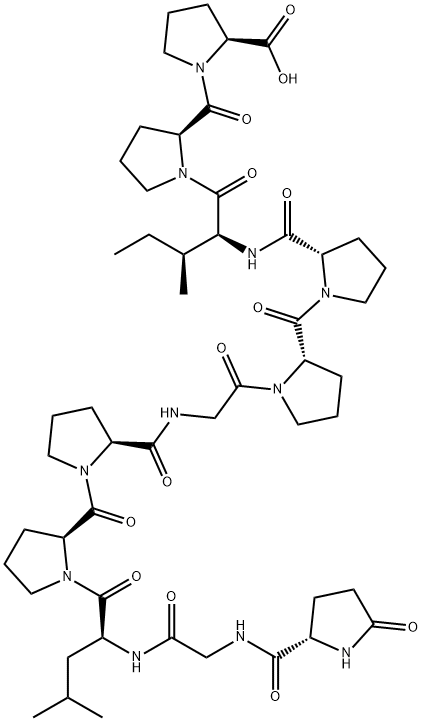 ブラジキニン活性因子C 化学構造式