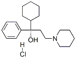 (1S)-1-cyclohexyl-1-phenyl-3-(1-piperidyl)propan-1-ol hydrochloride Structure