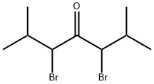 2,6-Dimethyl-3,5-dibromo-4-heptanone 结构式