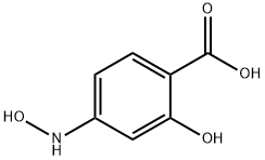 Salicylic  acid,  4-(hydroxyamino)-  (7CI,8CI) Struktur