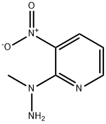1-メチル-1-(3-ニトロ-2-ピリジニル)ヒドラジン 化学構造式