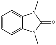 1,3-ジメチル-1,3-ジヒドロ-2H-ベンズイミダゾール-2-オン 化学構造式