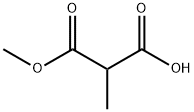3-Methoxy-2-methyl-3-oxopropanoic acid Struktur