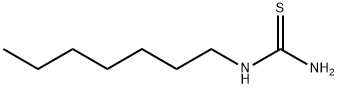 1-庚基-2-硫脲, 3098-03-1, 结构式
