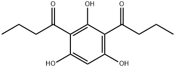 2,4-ジブチリルフロログルシノール 化学構造式