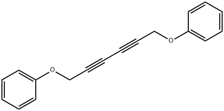 1,6-ジフェノキシ-2,4-ヘキサジイン 化学構造式