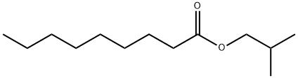 ノナン酸(2-メチルプロピル) 化学構造式