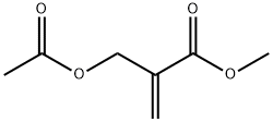 2-乙酰氧甲基丙烯酸甲酯 结构式
