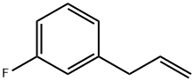 3-(3-フルオロフェニル)-1-プロペン 化学構造式