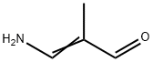 3-アミノ-2-メチルアクリルアルデヒド 化学構造式