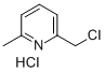 6-chloromethyl-2-methylpyridinium chloride Structure