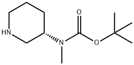 (S)-3-N-Boc-3-(methylamino)piperidine Struktur