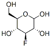 3-デオキシ-3-フルオロ-β-D-グルコピラノース 化学構造式