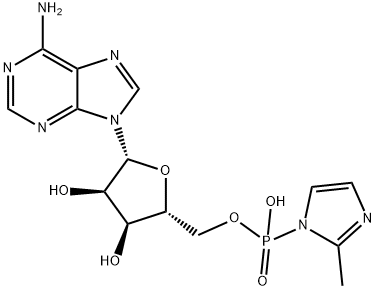 adenosine 5'-phospho-2-methylimidazolide Structure