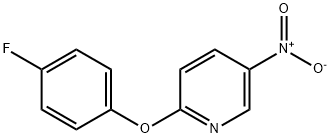 2-(4-Fluoro-phenoxy)-5-nitro-pyridine Structure