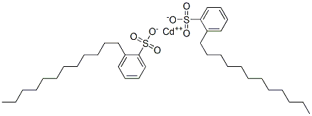 cadmium dodecylbenzenesulphonate Structure