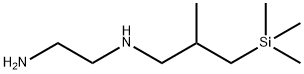 Ethylenediamine, N-[2-methyl-3-(trimethylsilyl)propyl]- Structure