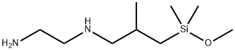 (AMINOETHYLAMINO)-3-ISOBUTYLDIMETHYLMETHOXYSILANE 化学構造式