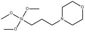 4-[3-(トリメトキシシリル)プロピル]モルホリン 化学構造式