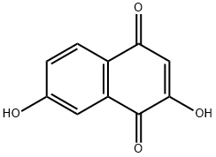 2,7-Dihydroxy-1,4-naphthoquinone Structure