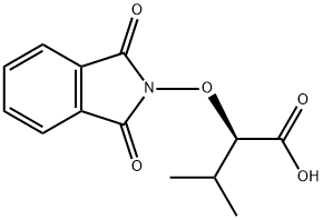 Butanoic acid, 2-[(1,3-dihydro-1,3-dioxo-2H-isoindol-2-yl)oxy]-3-methyl-, (2R)- Structure