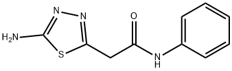 5-Amino-N-phenyl-1,3,4-thiadiazole-2-acetamide Structure