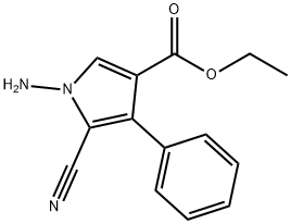 1-AMINO-3-CARBETHOXY-4-PHENYL-5-CYANOPYRROLE Structure