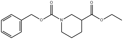 Ethyl N-Cbz-piperidine-3-carboxylate Structure