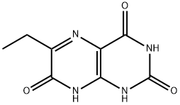 6-Ethyl-2,4,7-pteridinetriol Struktur