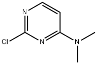2-クロロ-N,N-ジメチル-4-ピリミジンアミン 化学構造式