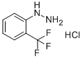 2-(Trifluoromethyl)phenylhydrazine hydrochloride Structure