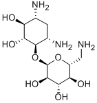 4-O-(6-Amino-6-deoxy-α-D-glucopyranosyl)-2-deoxy-D-streptamine Structure