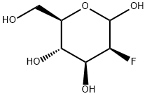 2-デオキシ-2-フルオロ-D-マンノピラノース 化学構造式