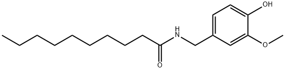 N-VANILLYLDECANAMIDE Structure