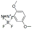 2,5-dimethoxybenzenediazonium tetrafluoroborate Structure