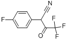4,4,4-TRIFLUORO-2-(4-FLUORO-PHENYL)-3-OXO-BUTYRONITRILE 结构式