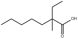 2-乙基-2-甲基庚酸 结构式