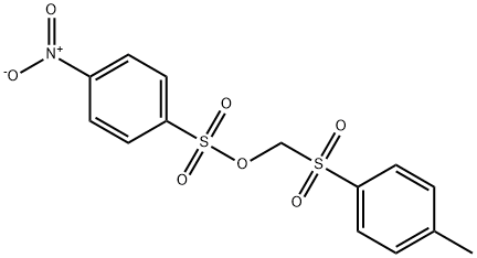 [(4-Methylphenyl)sulfonyl]methyl 4-nitrobenzenesulfonate 结构式