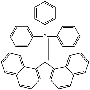 13-(Triphenylphosphoranylidene)-13H-dibenzo[a,i]fluorene Struktur