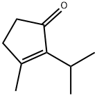 2-isopropyl-3-methylcyclopent-2-en-1-one Struktur