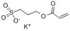 3-丙-2-烯酰氧基丙烷-1-磺酸钾, 31098-20-1, 结构式
