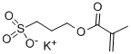 3-SULFOPROPYL METHACRYLATE, POTASSIUM SALT Struktur