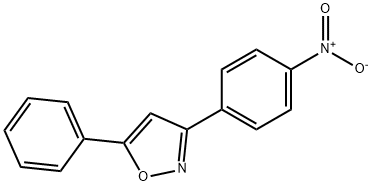 3-(4-Nitrophenyl)-5-phenylisoxazole Structure