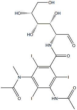 メトリザミド 化学構造式