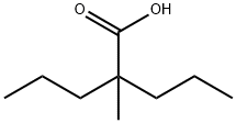 Pentanoic acid, 2-methyl-2-propyl- Structure