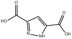 3,5-ピラゾールジカルボン酸一水和物 化学構造式