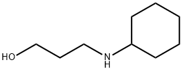 3-(シクロヘキシルアミノ)-1-プロパノール 化学構造式