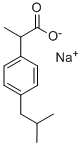 布洛芬钠, 31121-93-4, 结构式