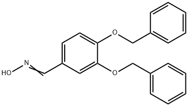 3,4-BIS-BENZYLOXY-BENZALDEHYDE OXIME 化学構造式