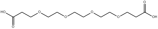 alpha, oMega-Dipropionic acid triethylene glycol Struktur